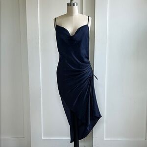 Side slit slip dress